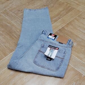 Quiksilver Men's Loose Fit Jeans L I ght Wash Straight Leg 38x30 NWT